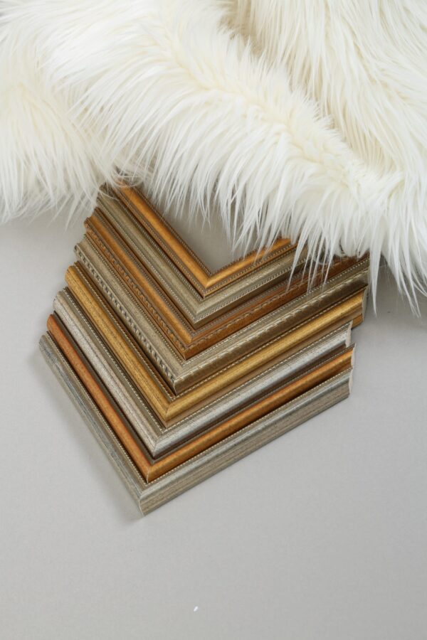 gouden lijst op maat vintage retro stijl hand verguld uniek grijs goud 30x40, 40x50, 20x30