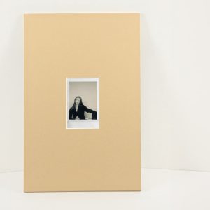 Gouden passe-partout voor polaroid voor in 20x30 lijst