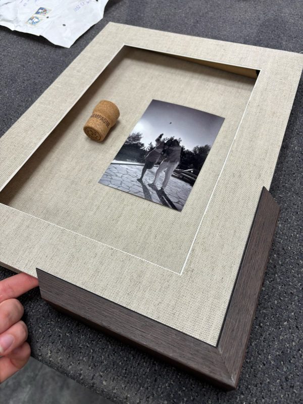 Diepe houten lijst