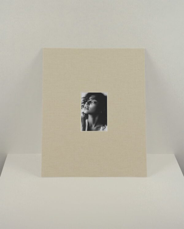 Linnen passe-partout structuur