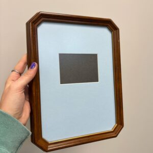 Licht blauw passe-partout