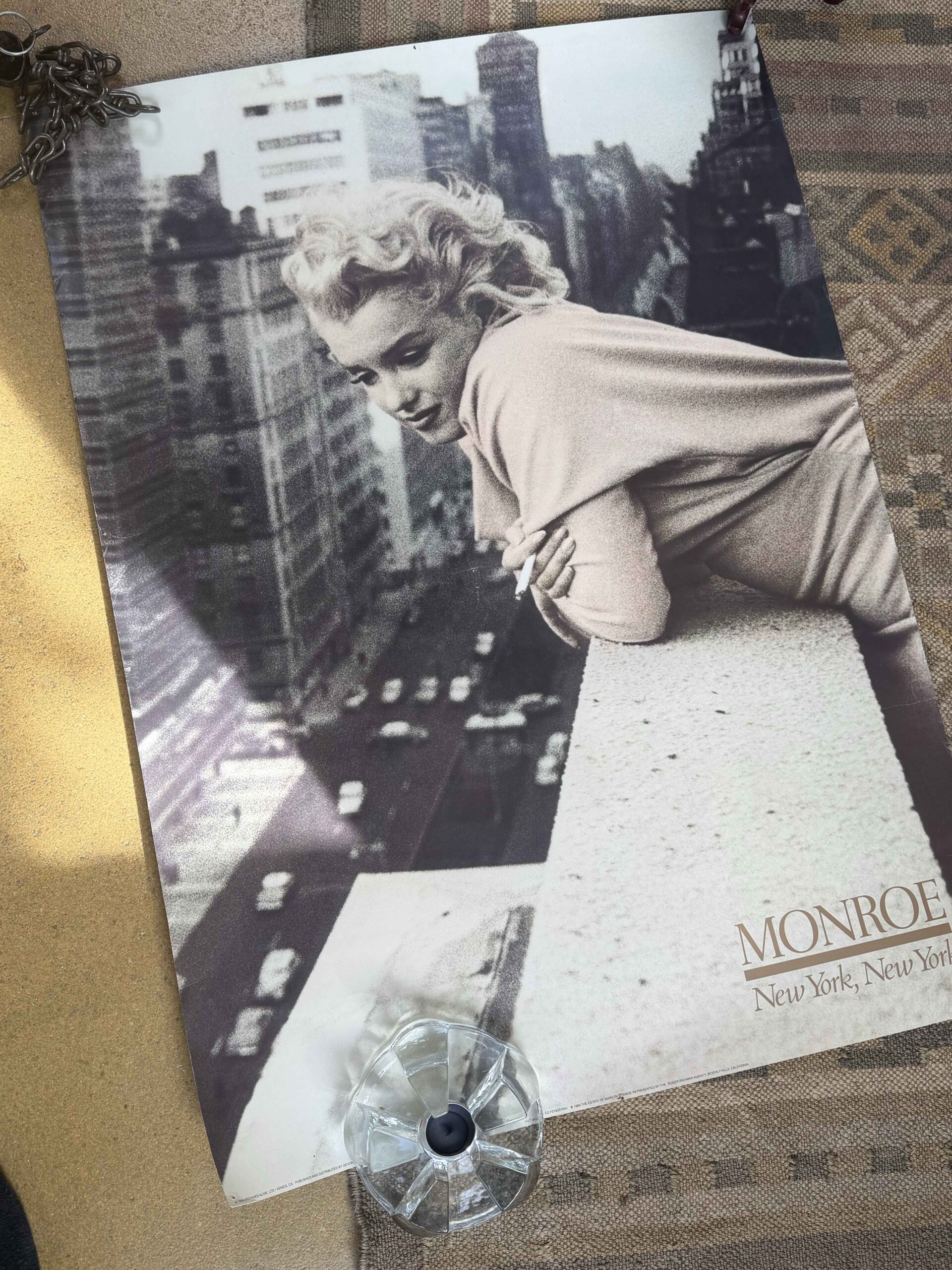 Vintage Marilyn Monroe poster 1989 – New York, Ed Feingersh - Afbeelding 2